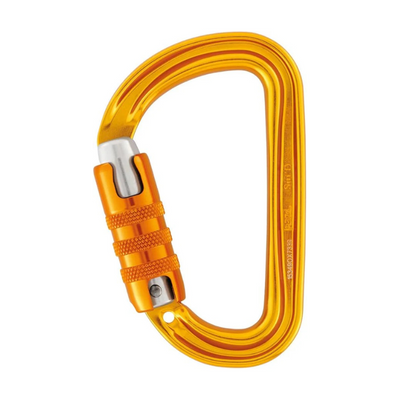 Petzl Sm'D Carabiner - Versatile, Lightweight, Compact, D-Shaped Locking Carabiner for Rock and Ice Climbing