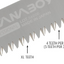 Silky KATANABOY Professional 500mm Folding Saw XL Teeth (403-50)